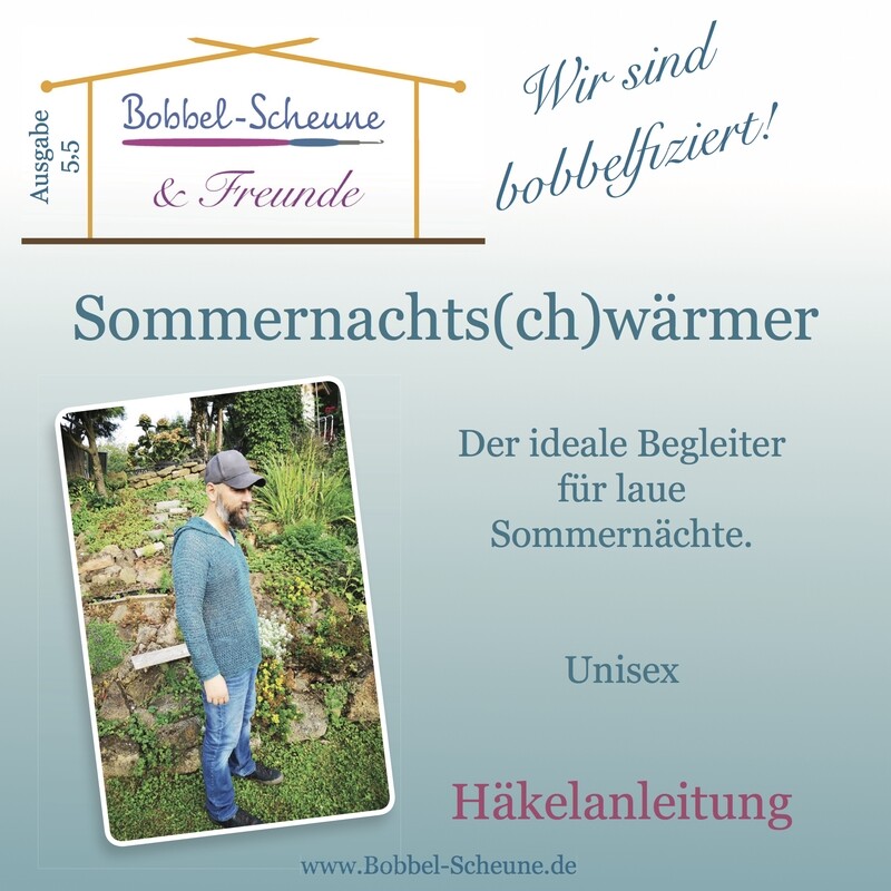 Häkelanleitung Pullover Sommernachts(ch)wärmer -  - Sofortdownload