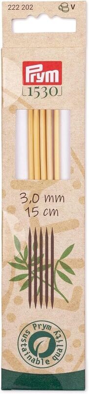 Strumpfstricknadeln, quadratisch 3,0 mm - 15 cm Strumpfstricknadeln, quadratisch 3,0 mm - 15 cm