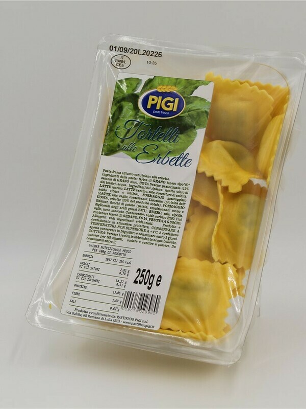 RAVIOLI ALLE ERBETTE gr.250