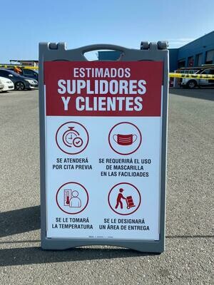 A-FRAME - ENTRADA DE CLIENTES Y SUPLIDORES A-FRAME - ENTRADA DE CLIENTES Y SUPLIDORES