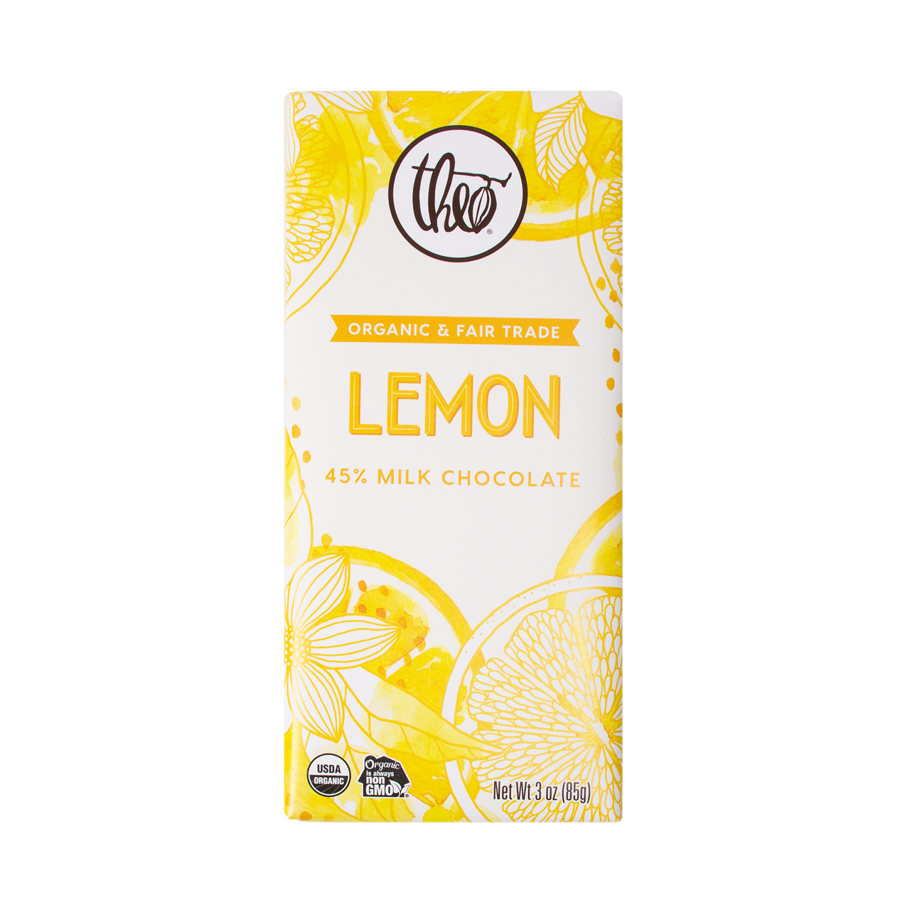 Theo Lemon and Milk Chocolate Bar Theo Lemon and Milk Chocolate Bar