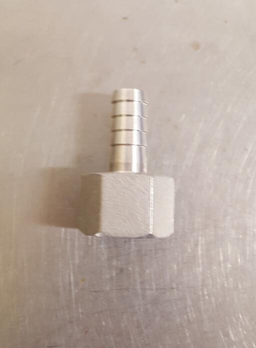 3/8" Barb X 1/2" FPT - SS