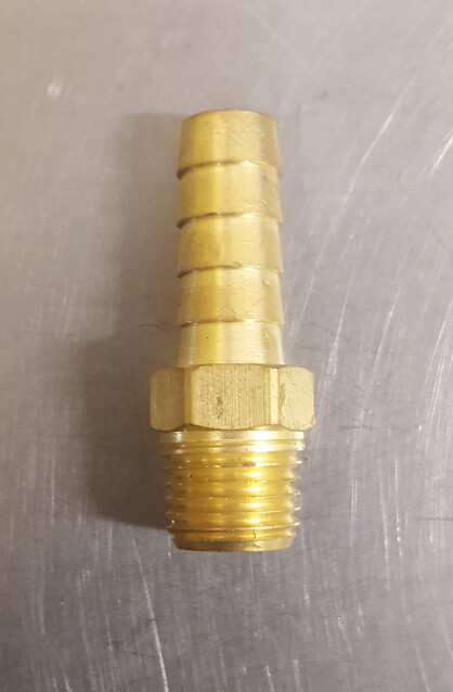 3/8" Barb x 1/4" MPT - Brass