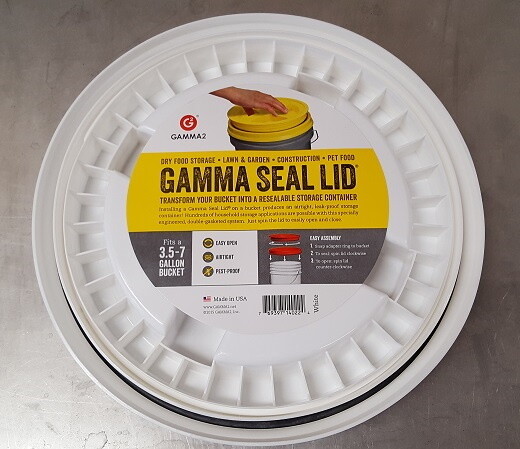 Gamma Seal Bucket Lid - White