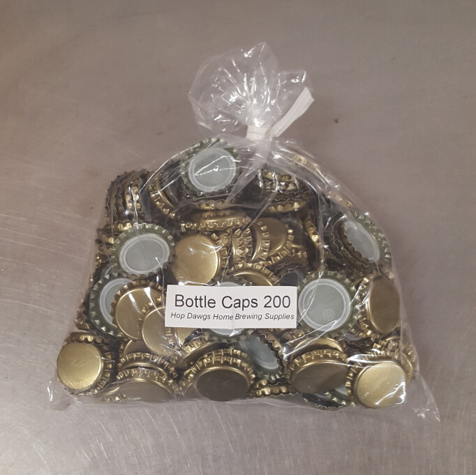 Crown Caps Gold - 200 Count