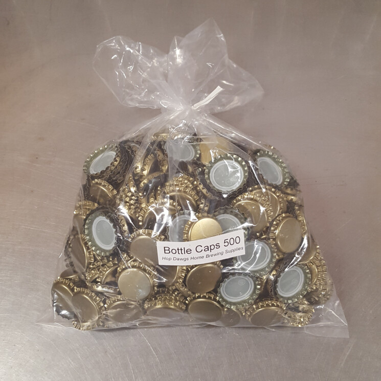 Crown Caps Gold - 500 Count