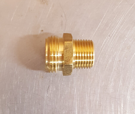 Garden Hose Fitting - Male x 1/2" Male NPT
