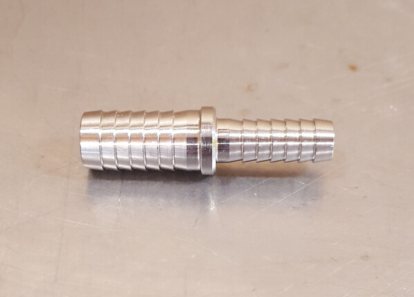 Hose Splice 1/4" x 3/8" - SS