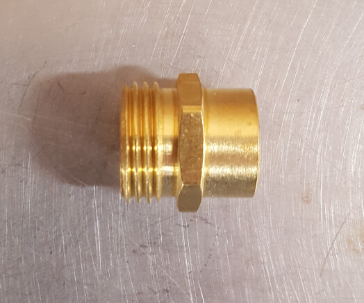 Garden Hose Fitting - Male x 1/2" Female NPT