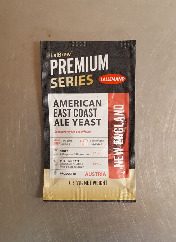 LalBrew New England American East Coast Dry Yeast, 11g [BEST BEFORE 2023.09]