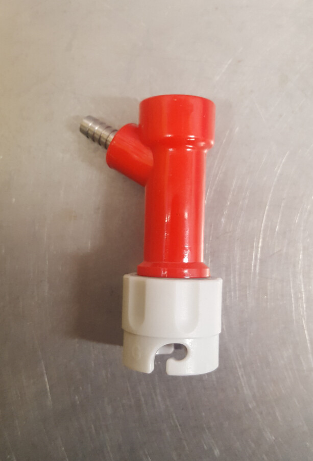 Pin Lock Gas - 1/4" Barb