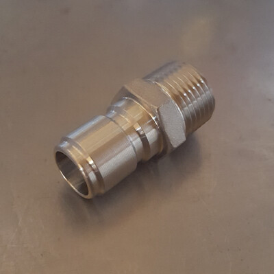 QD Male x 1/2" MPT