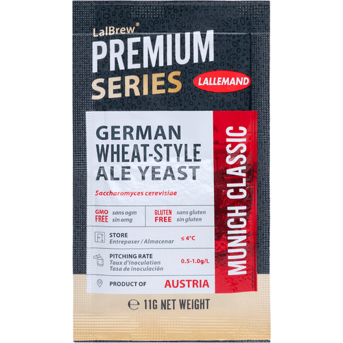 LalBrew Munich Classic German Wheat Style Dry Yeast [BEST BEFORE 2024.02]