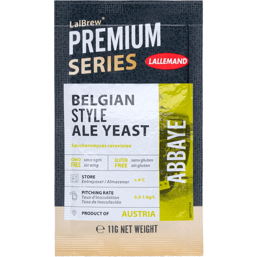 LalBrew Abbaye Belgian Ale Dry Yeast, 11g [BEST BEFORE 2024.09]
