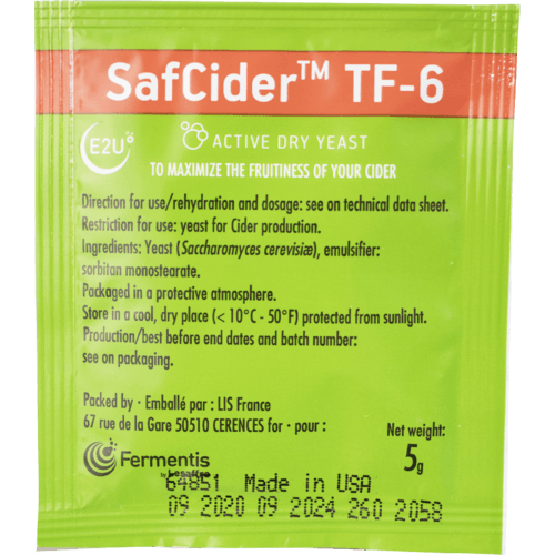 SafCider TF-6 Dry Yeast