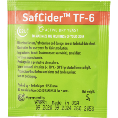 SafCider TF-6 Dry Yeast