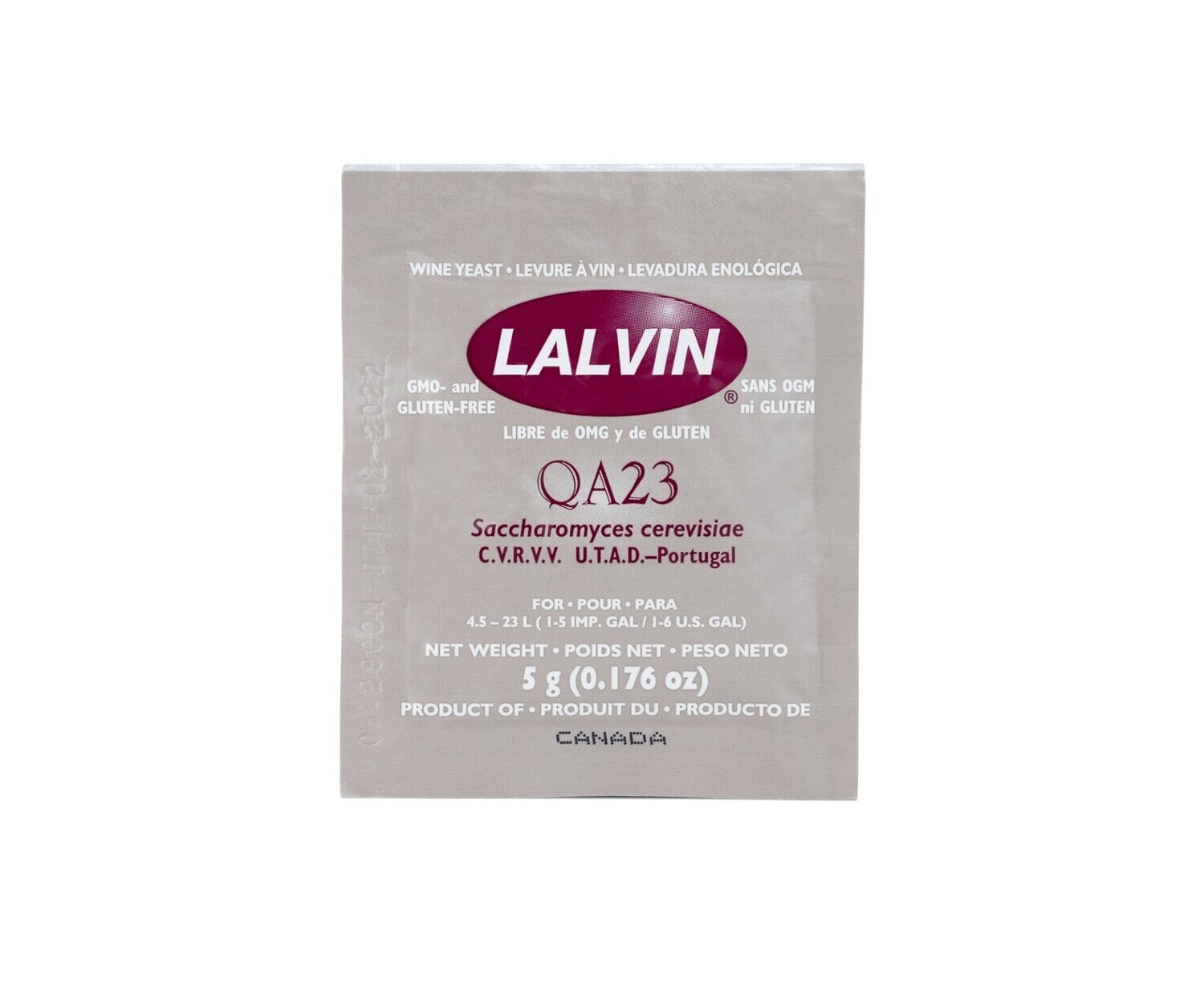 Lalvin QA23 Dry Wine Yeast [BEST BEFORE 2023.09]