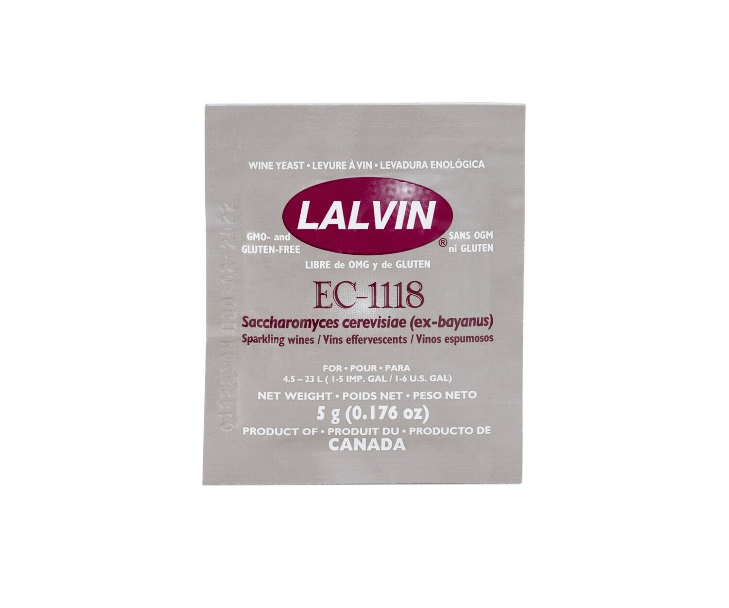 Lalvin EC1118 Dry Wine Yeast