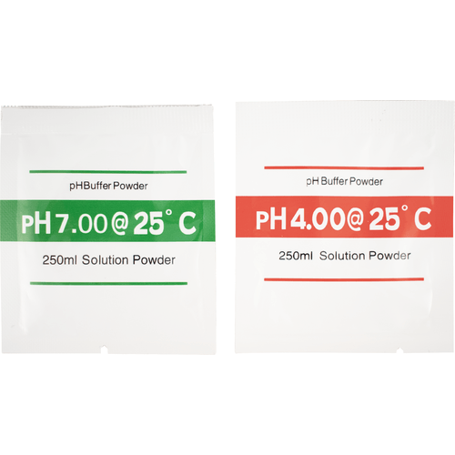 pH Buffer Solution Powder - 2 Pack (4.00 & 7.00)