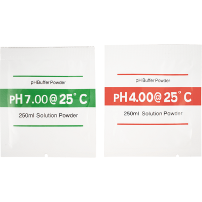 pH Buffer Solution Powder - 2 Pack (4.00 & 7.00)