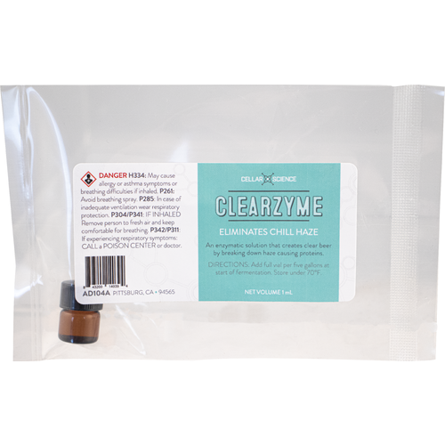 CellarScience Clearzyme - Beer Clarifier - 1 mL