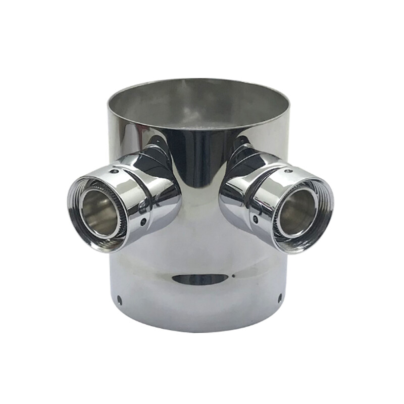 3″ Draught Beer Tower Extension, Double – SS Polished