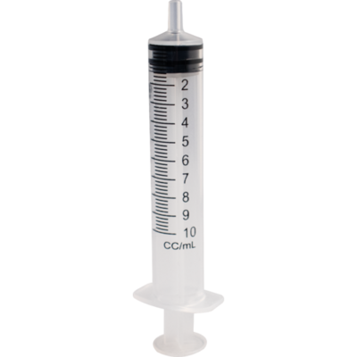 Plastic Syringe | 10 mL | Center Nozzle
