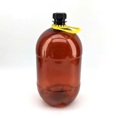 KegLand Oxebar Mono PET Keg | Plastic Reusable Bottle | Carry Handle & Reusable Screw Cap Included | 1 Gallon | 4L
