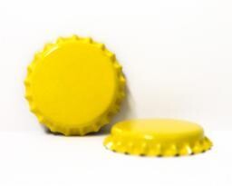 Crown Caps Yellow - 144 Count