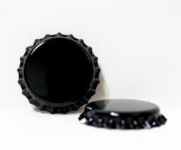 Crown Caps Black - 144 Count