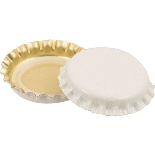 Crown Caps White - 144 Count
