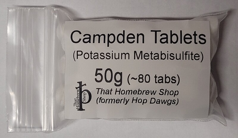 Campden Tablets (Potassium Metabisulphite) - 50g