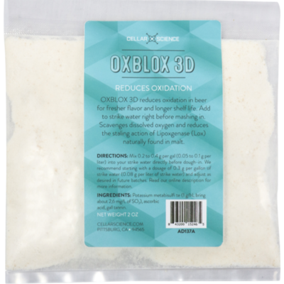 CellarScience Oxblox 3D | Dissolved Oxygen Reducer - 2oz