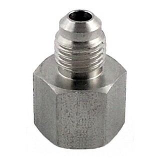 Tank Adapter - Cornelius/AEB 19/32"-18 UNF X 1/4" MFL (303 S/S)