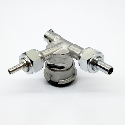 Low Profile D System Keg Coupler – 100% Stainless Steel