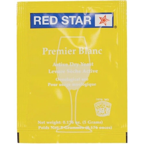 Red Star Premier Blanc Dry Champagne Yeast, 5g