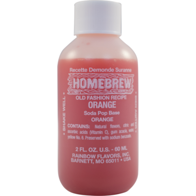 Rainbow Flavors | Orange Soda Extract | 2 oz