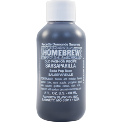 Rainbow Flavors | Sarsaparilla Extract | 2 oz
