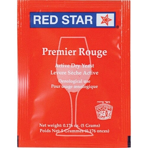 Red Star Premier Rouge (Pasteur Red) Dry Wine Yeast, 5g