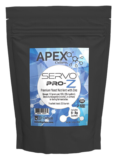 Apex Cultures Servo Pro-Z Yeast Nutrient with Zinc, 8g