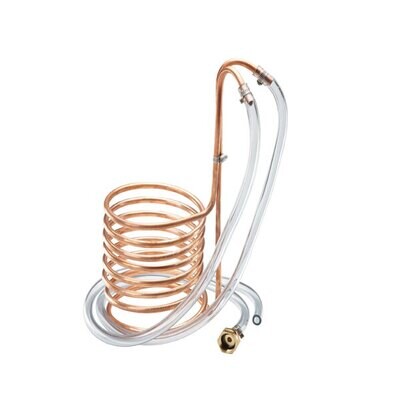 Copper Wort Chiller With Garden Hose Fittings
