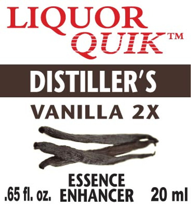 Liquor Quik Essence - Distiller's Vanilla 2X - 20mL
