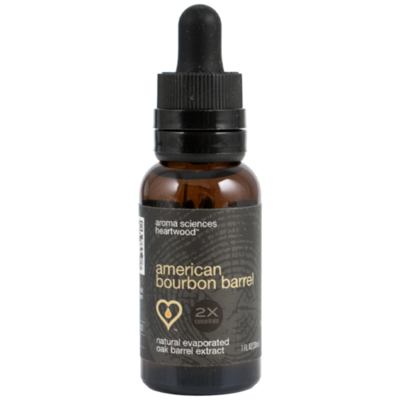 Aroma Sciences | American Bourbon Barrel Liquid Extract | Double Concentrated | Natural Evaporated Oak Extract | 1 oz | 30mL