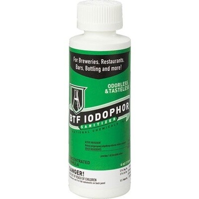Iodophor Sanitizer - 4oz