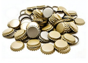 Crown Caps Gold, 29mm - 100 Count