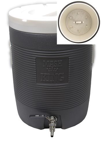 Mash Tun Cooler with False Bottom and Spigot, 11.7 gallons *PRE-ORDER*