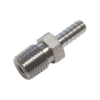 1/4" Barb x 1/4" MPT - SS