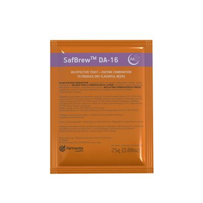 SafBrew DA-16 All-In-1 Yeast and Enzyme, 25g