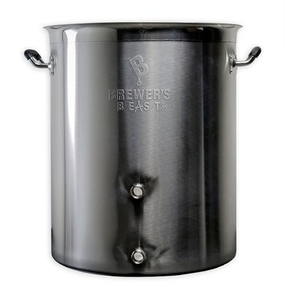 16 Gallon Brewer's BeAst Brewing Kettle w/ 2 Ports