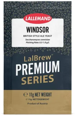 LalBrew Windsor British Style Ale Dry Yeast, 11g LalBrew Windsor British Style Ale Dry Yeast, 11g